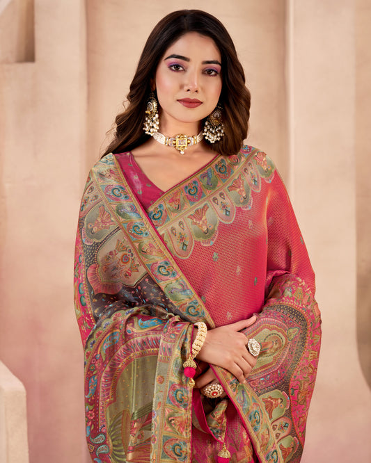 Kanjivaram Printed Saree